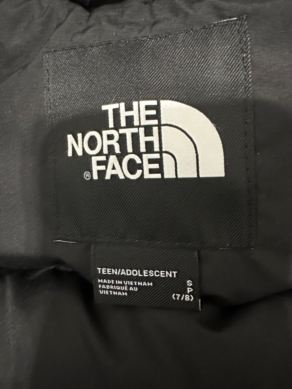 The North Face Nuptse Jacket-kids size 7/8 - Picture 4 of 5